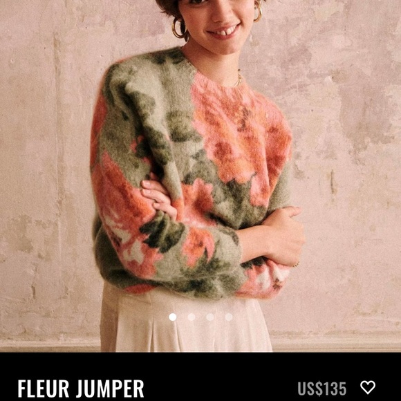 SEZANE FLEUR JUMPER SOLD OUT ON SITE - Picture 2 of 6